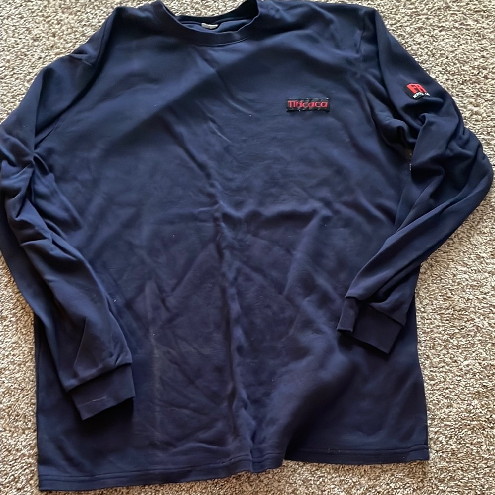 Navy Blue FR Long Sleeve Shirt